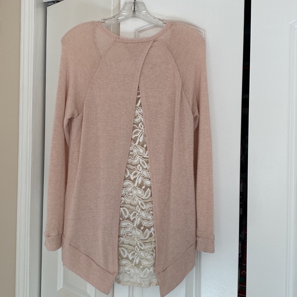 Bar III Pink Long Sweater size XS - Picture 2 of 6